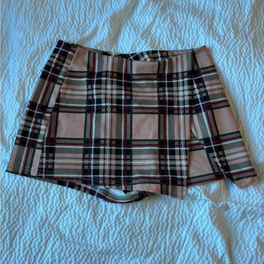 Plaid Mini Skirt - Picture 2 of 12